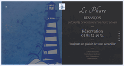 Desktop Screenshot of le-phare-restaurant.com
